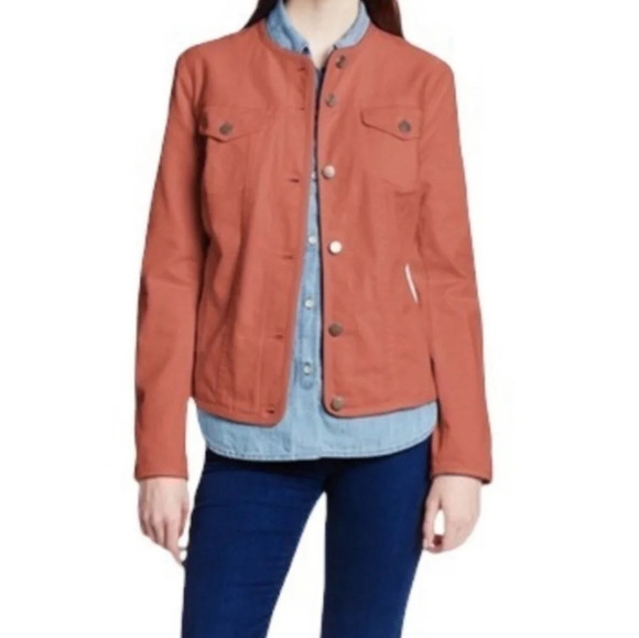 Pendleton Cotton Twill Laguna Utility Button Up Navy Jacket Military Style Large - Picture 5 of 16